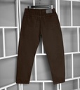 DRILL PANTS CARROT MARRON