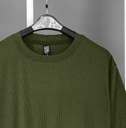 POLO RIB OVERSIZED VERDE MILITAR