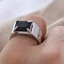 ANILLO ELEGANTE PIEDRA NEGRA