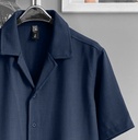 CAMISA LINEN PRADA AZUL