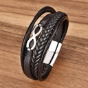 PULSERA CUERO GRUESO DIJE
