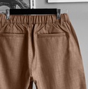 SHORT LINEN PRADA COCOA
