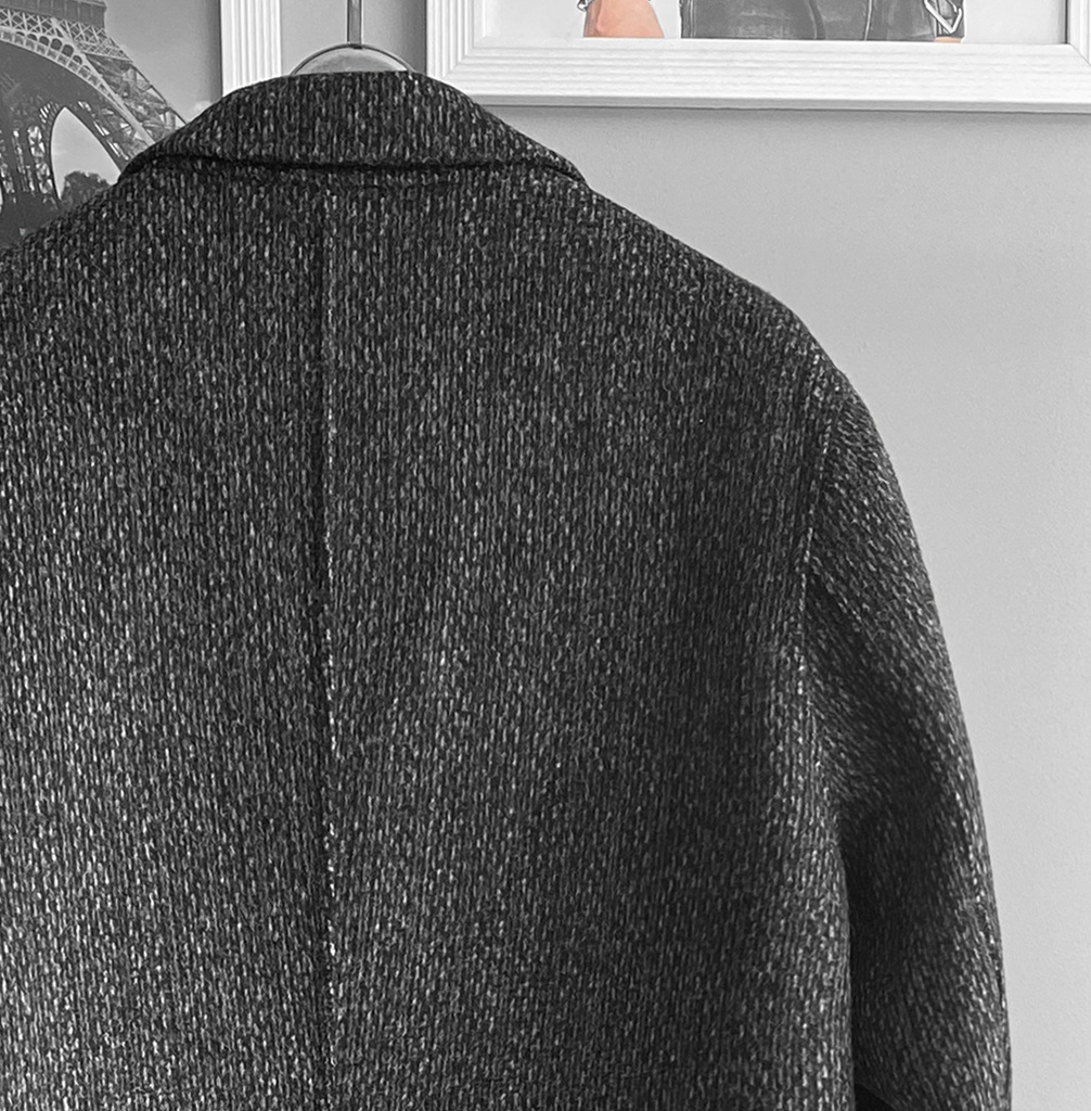 OFFICE COAT PLOMO OSCURO