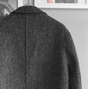OFFICE COAT PLOMO OSCURO