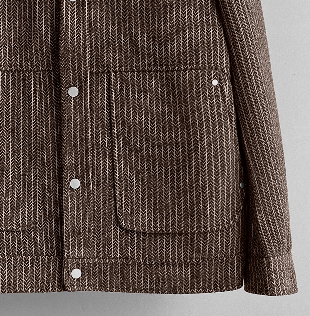 CASACA PAÑO SLIM MARRON