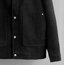 CASACA PAÑO SLIM NEGRO