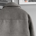 CASACA PAÑO SLIM PLOMO