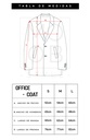 OFFICE COAT PLOMO OSCURO
