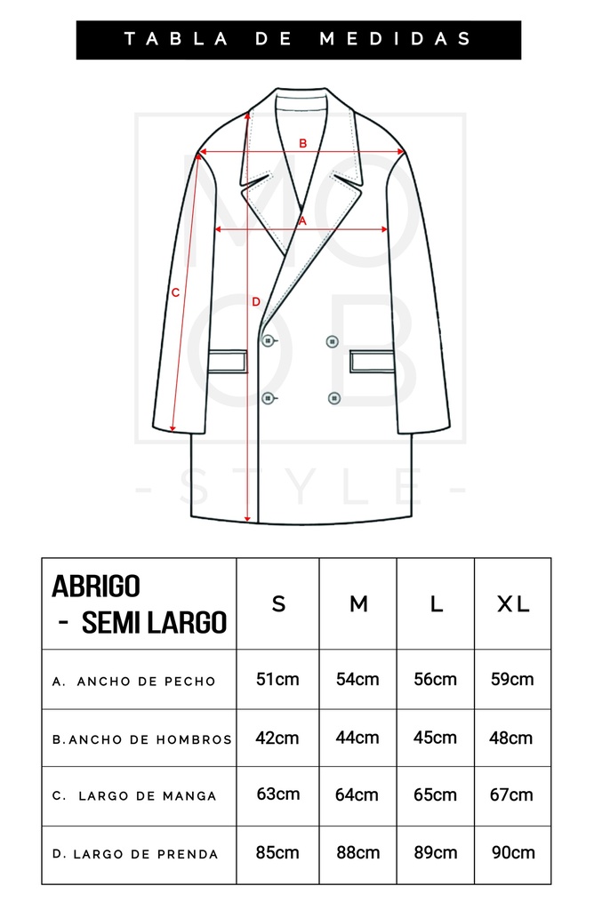 ABRIGO SEMI LARGO BEIGE