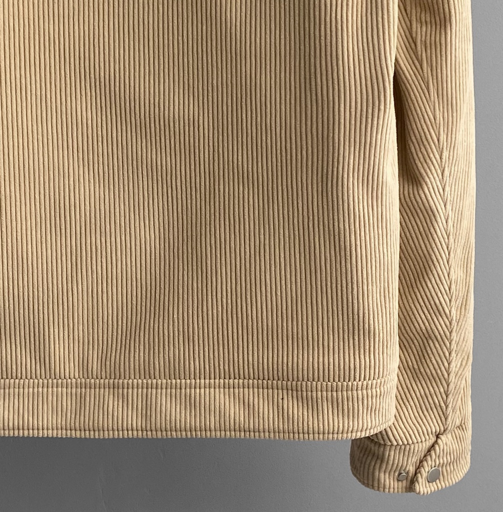 CASACA CORDUROY ACOLCHADA BEIGE