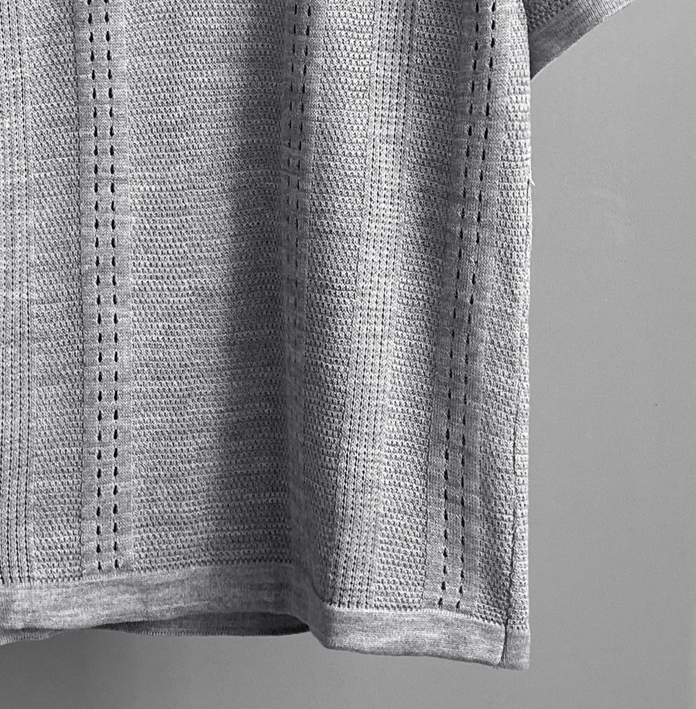 CAMISERO HILO BUTTON PLOMO
