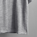 CAMISERO HILO BUTTON PLOMO