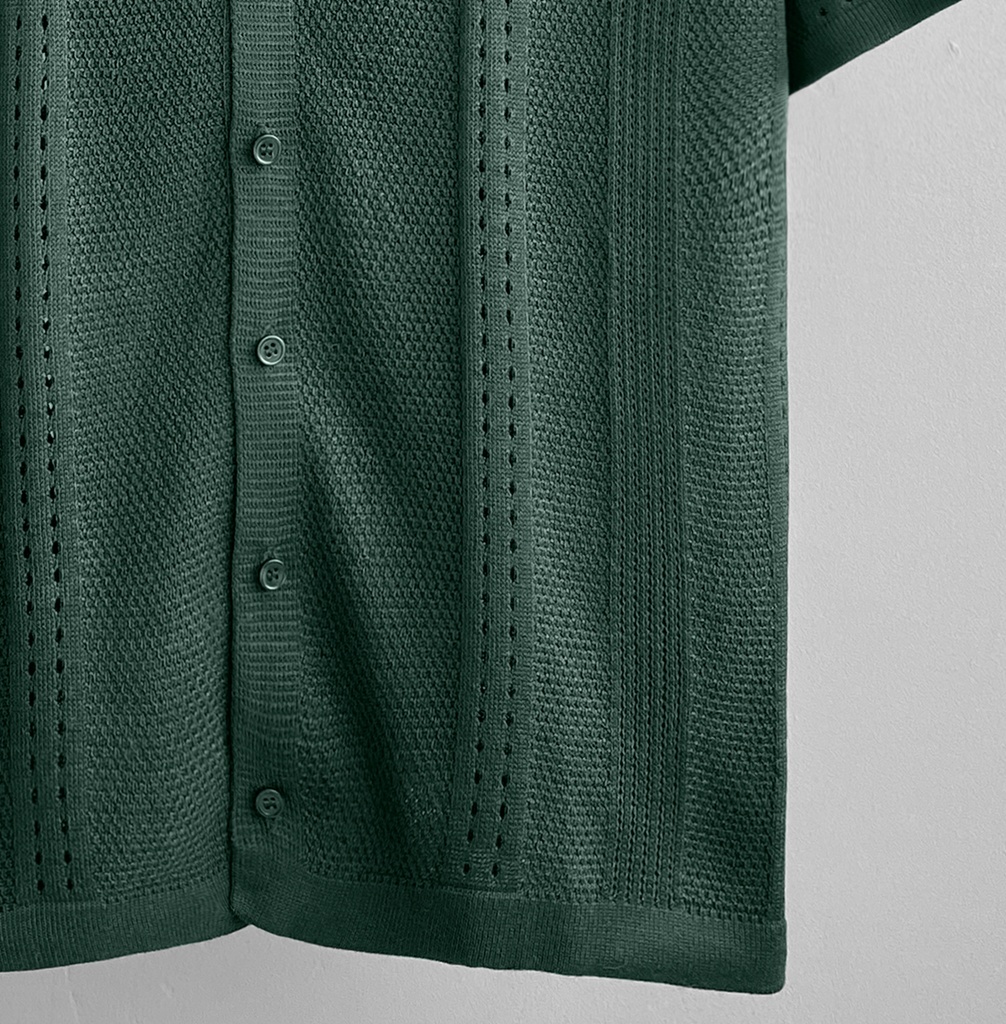CAMISA HILO TACTO VERDE