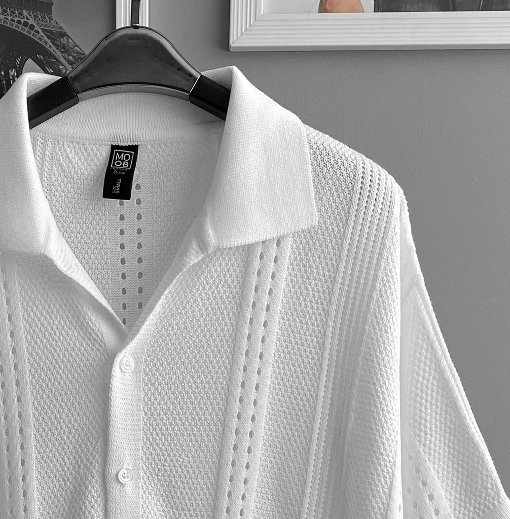 CAMISA HILO TACTO BLANCO