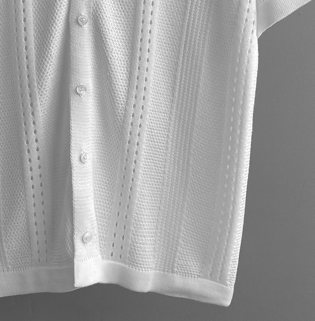 CAMISA HILO TACTO BLANCO