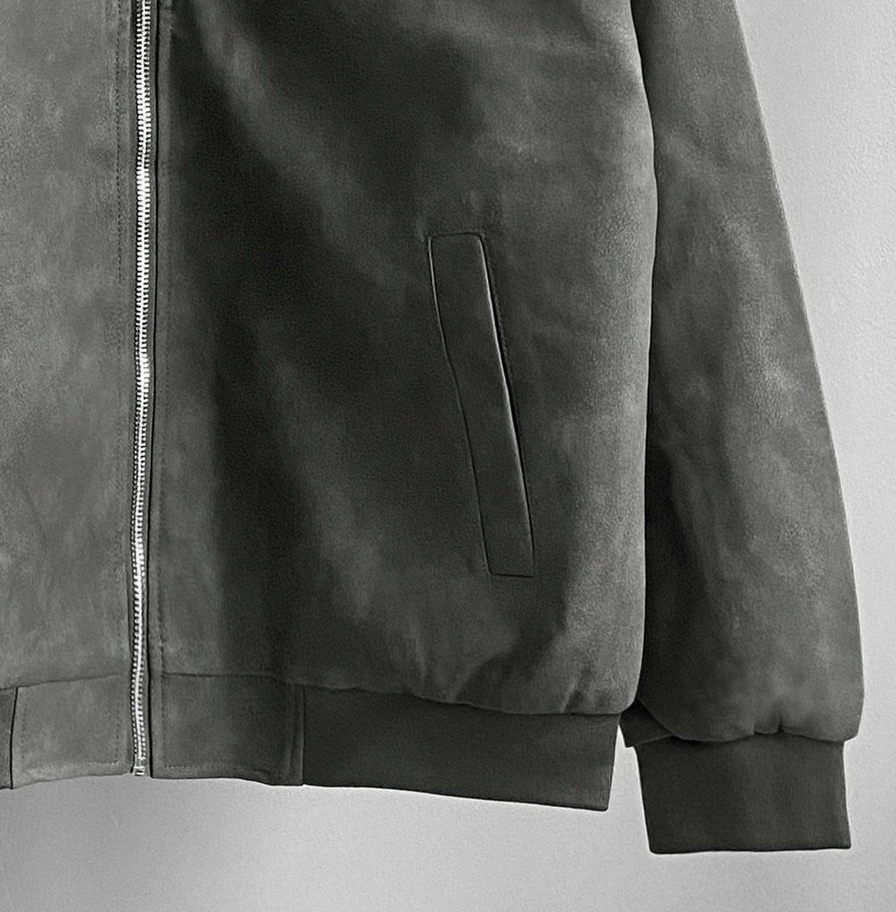 BIO-LEATHER JACKET PLOMO