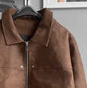 BIO-LEATHER JACKET MARRON 