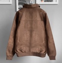 BIO-LEATHER JACKET MARRON 
