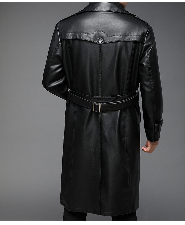 GABARDINA BIO CUERO NEGRO
