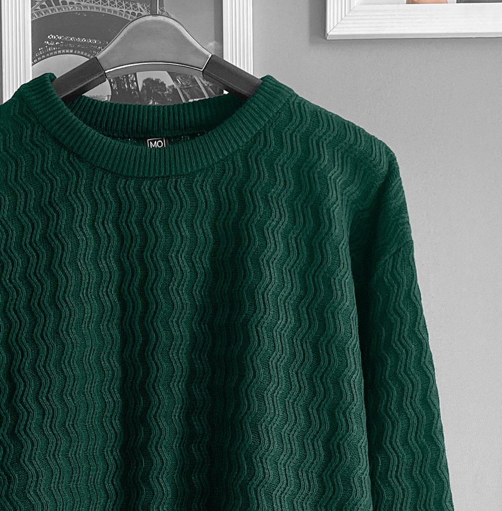 SUETER ZIGZAG VERDE