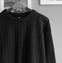 SUETER ZIGZAG NEGRO