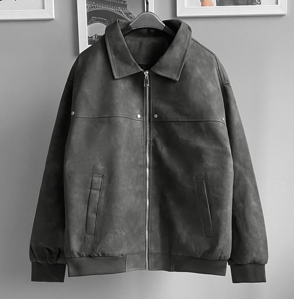 BIO-LEATHER JACKET PLOMO