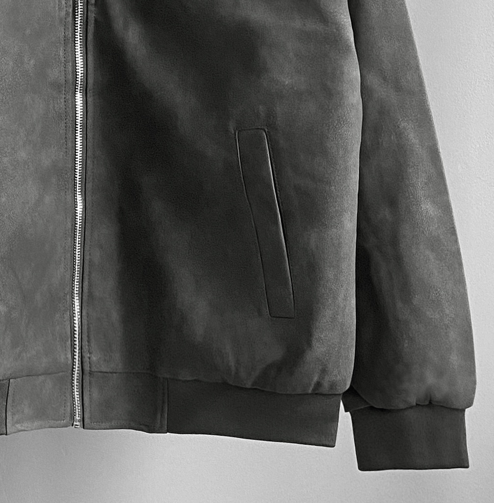 BIO-LEATHER JACKET PLOMO