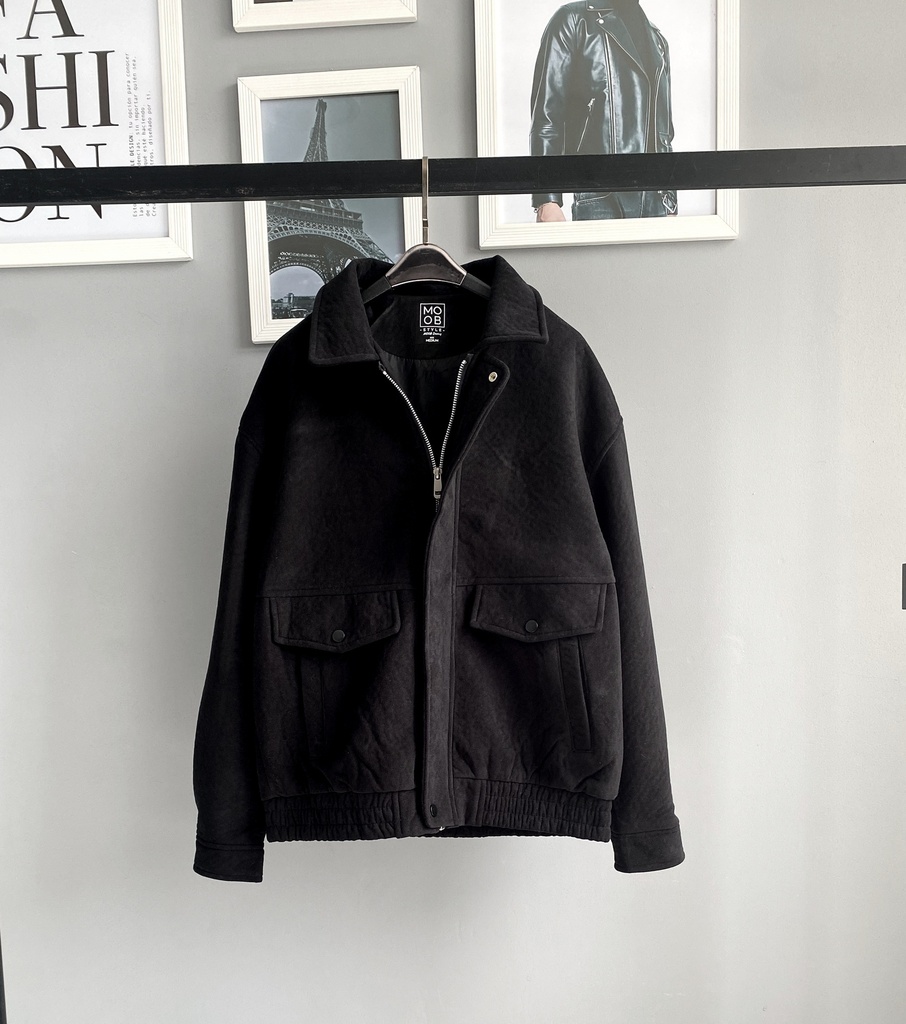 BOMBER JACKET NEGRO 