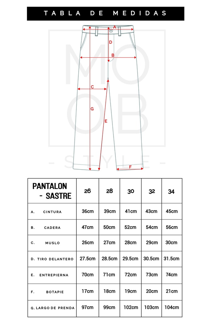 PANTALON SASTRE ARENA