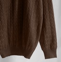 SUETER HILO ZIGZAG MARRON 