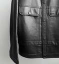 OVERSHIRT BIO CUERO NEGRO
