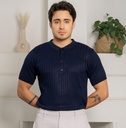POLO HILO NERU AZUL