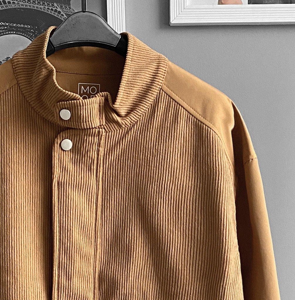 CASACA BOMBER CORDUROY CAMELLO