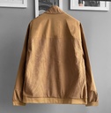 CASACA BOMBER CORDUROY CAMELLO