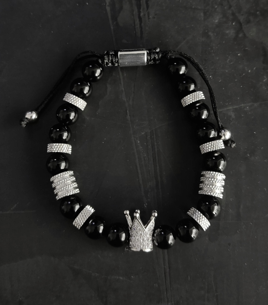 PULSERA CORONA SILVER