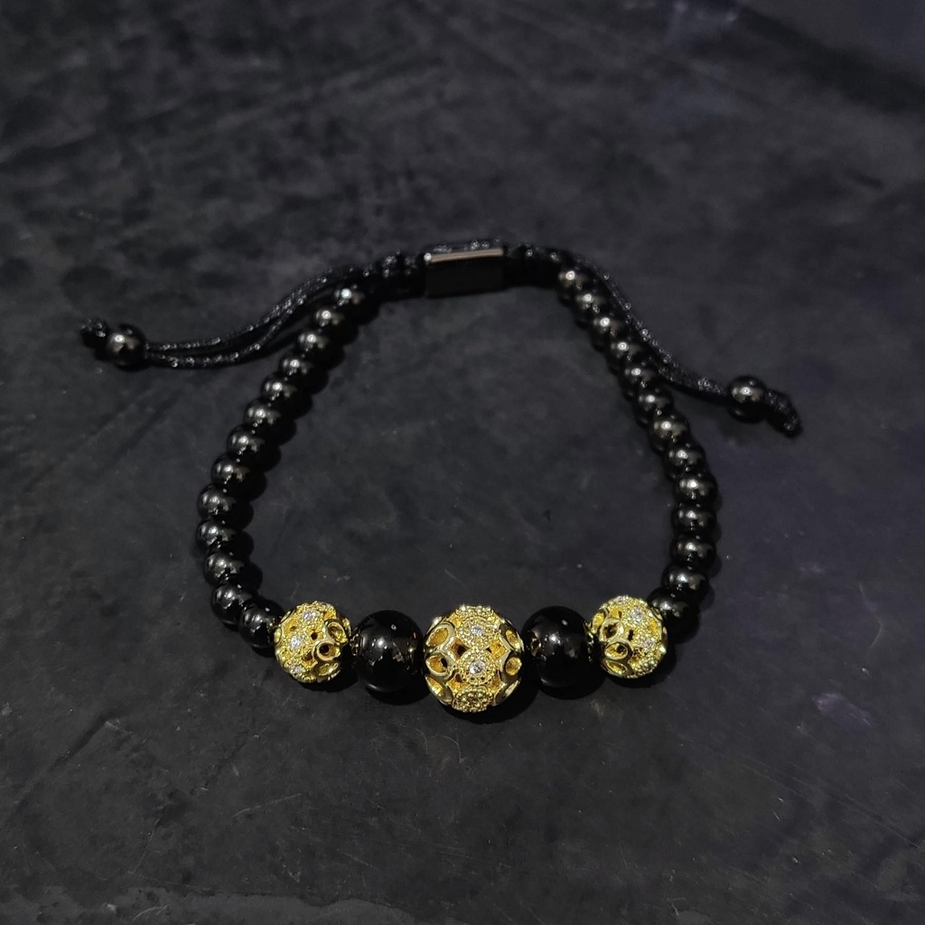 PULSERA DIJE BOLA CIRCON 