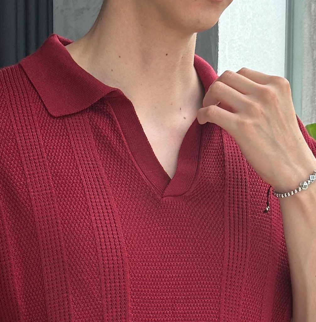 CAMISERO HILO MC GUINDA