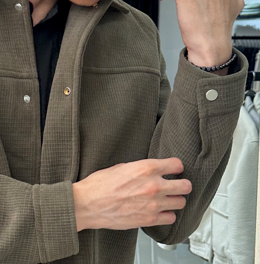 CASACA PAÑO REGULAR VERDE