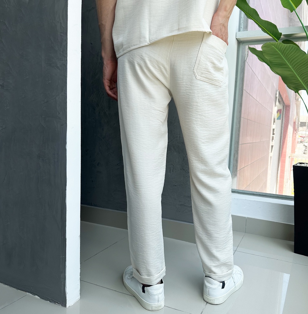 JOGGER PANT CATHAL CREMA