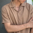 CAMISA CUBAN CATHAL CAMEL