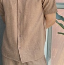CAMISA CUBAN CATHAL CAMEL