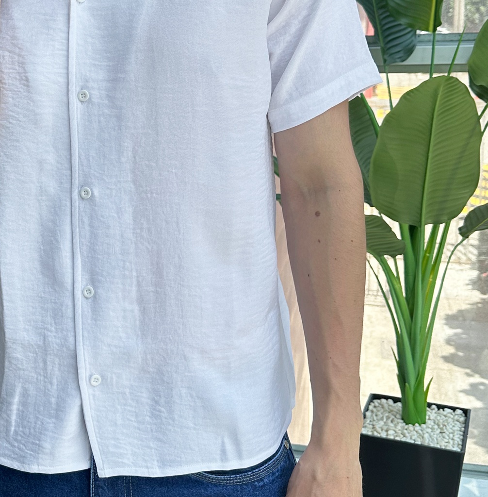 CAMISA CUBAN CATHAL BLANCO