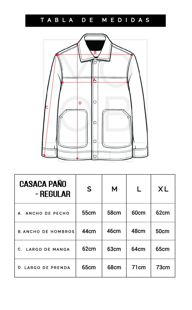 CASACA PAÑO REGULAR VERDE