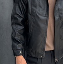 BIO-LEATHER CLASSIC JACKET NEGRO