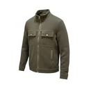 CASACA PAÑO ZIP VERDE