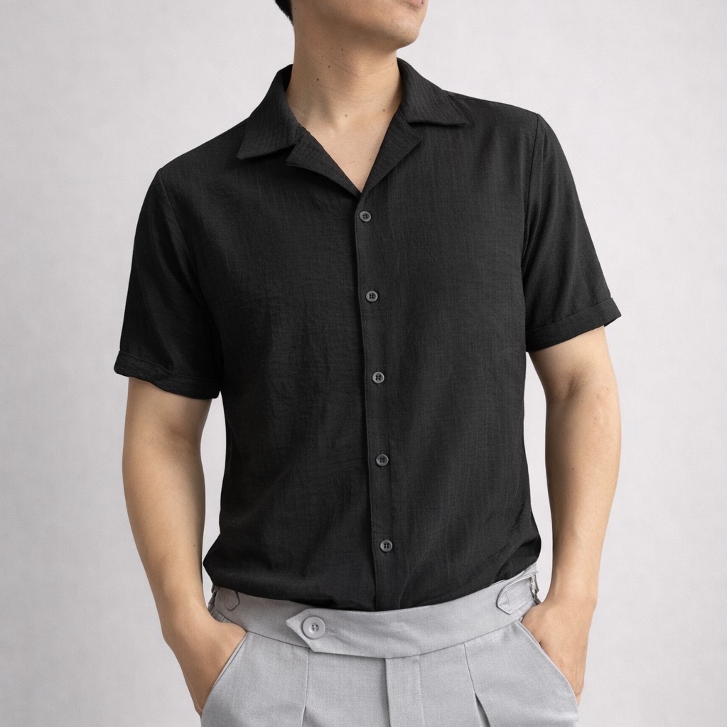 CAMISA CUBANA SLIM MC