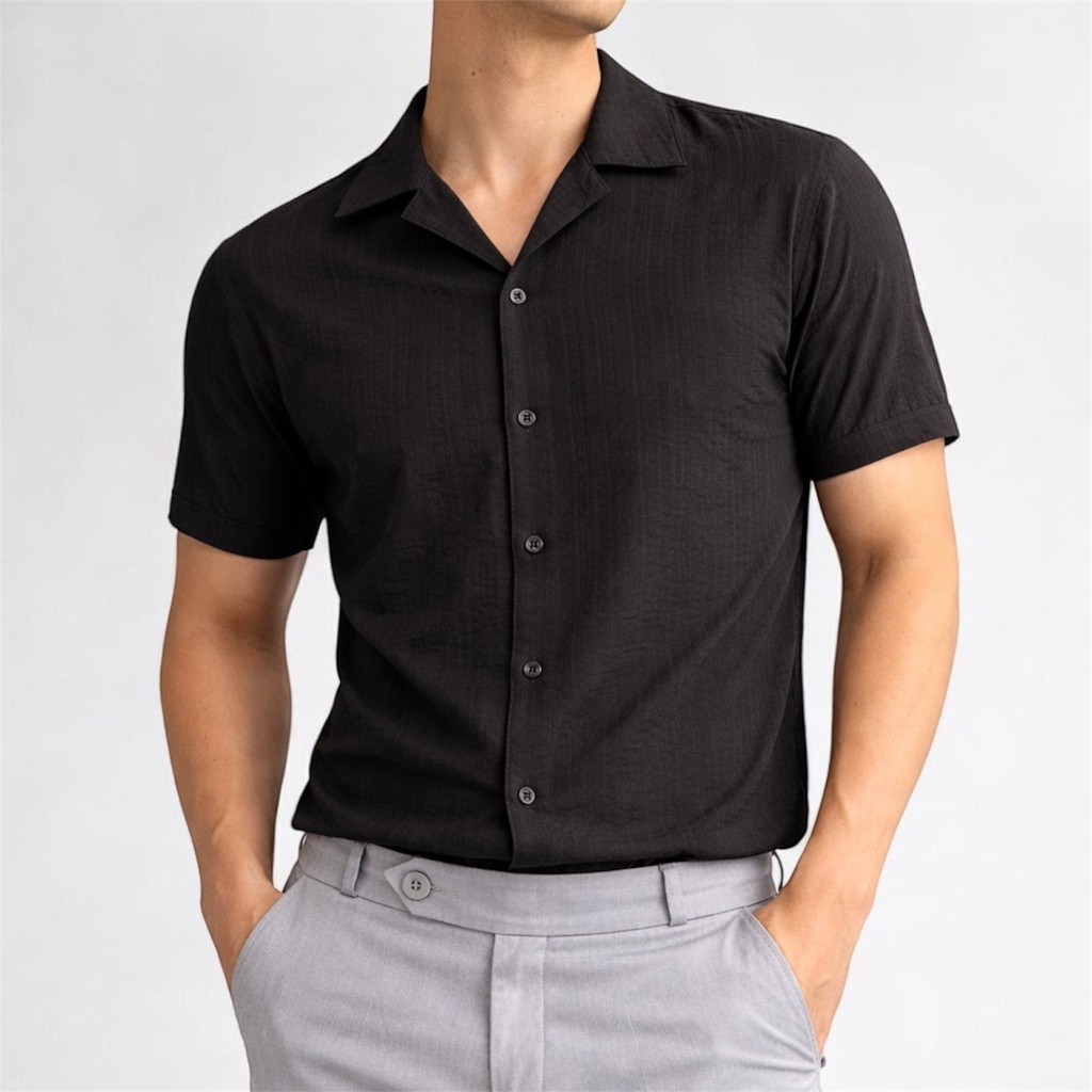 CAMISA CUBANA VIENA SLIM MC