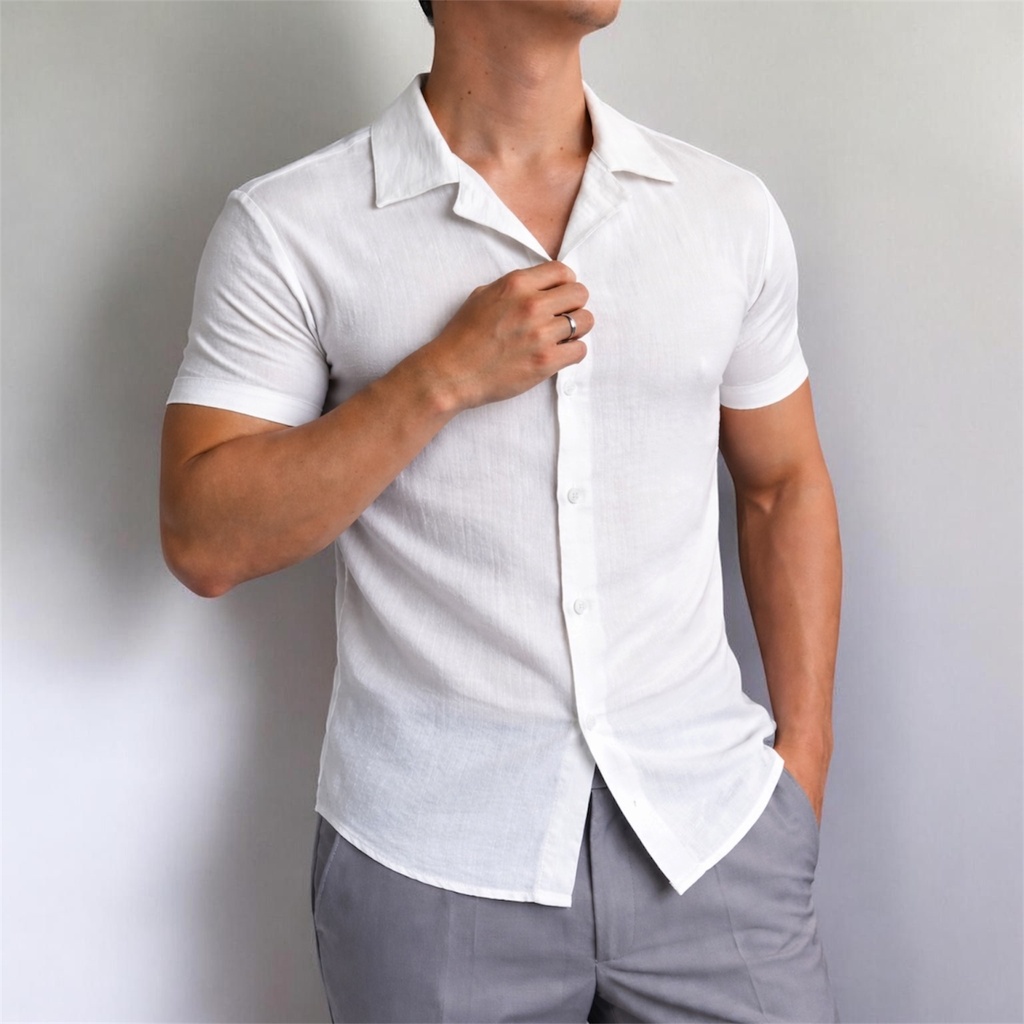 CAMISA CUBANA VIENA SLIM MC