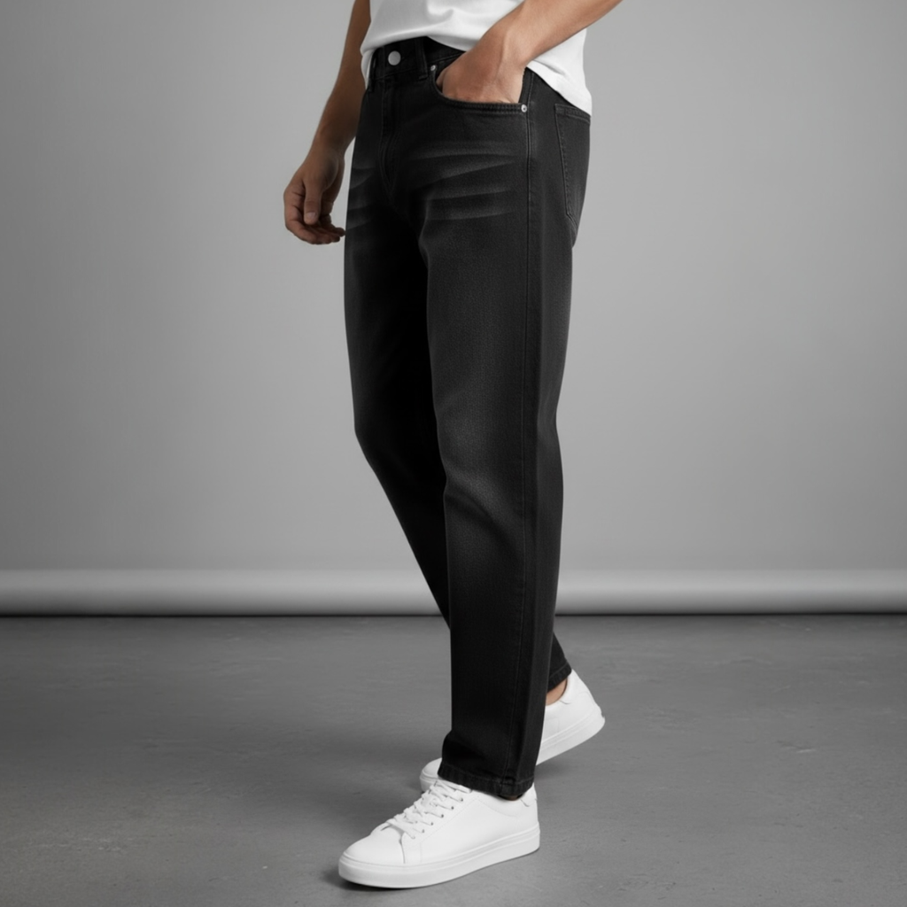 MOM JEAN NEGRO CARBON