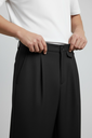 PANTALON SASTRE BAGGY NEGRO